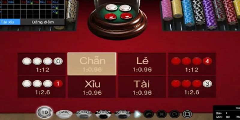 Chiến lược 1: Đặt cược cầu bệt xóc đĩa 789BET thấp